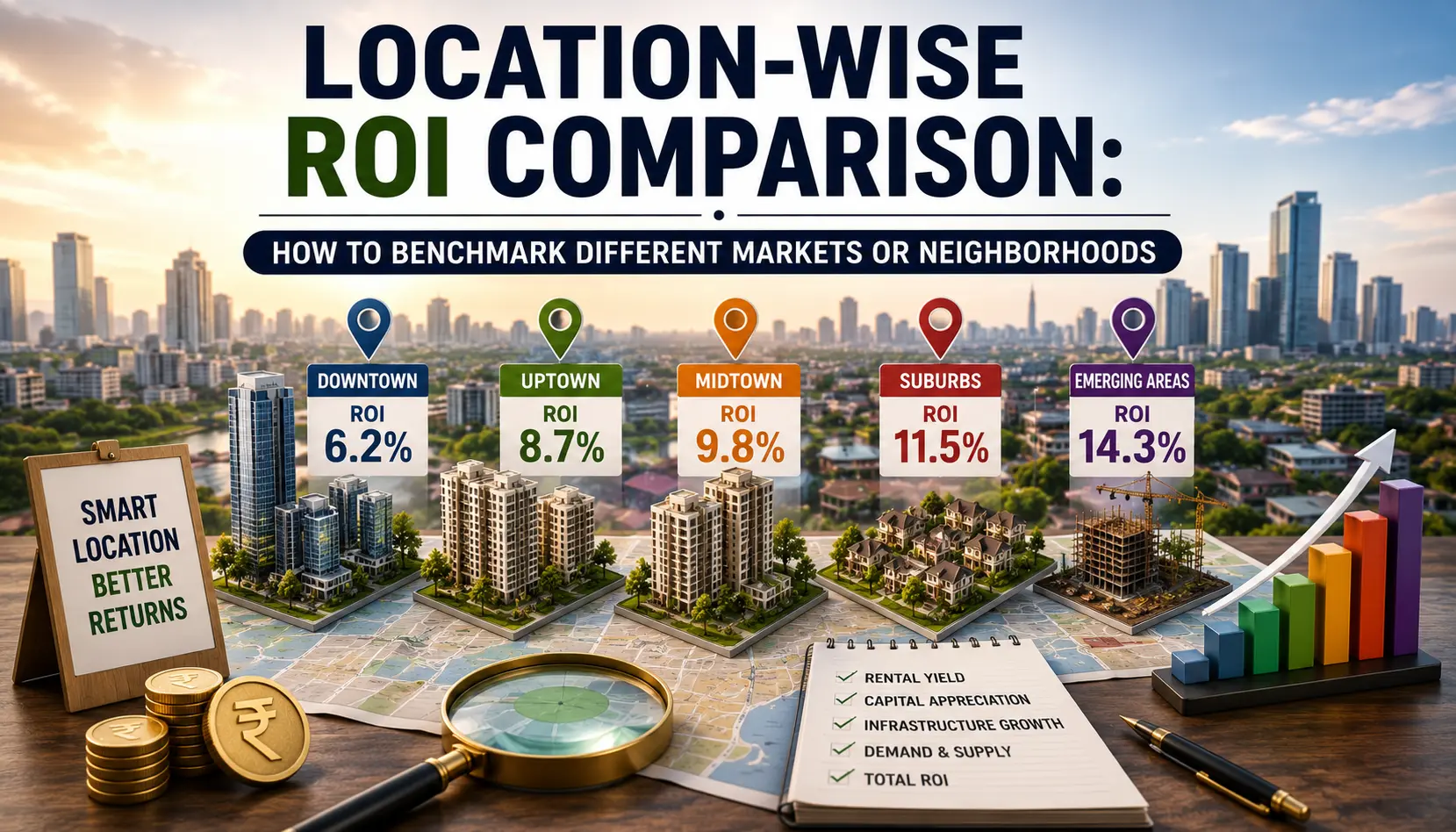 Location-wise ROI Comparison: