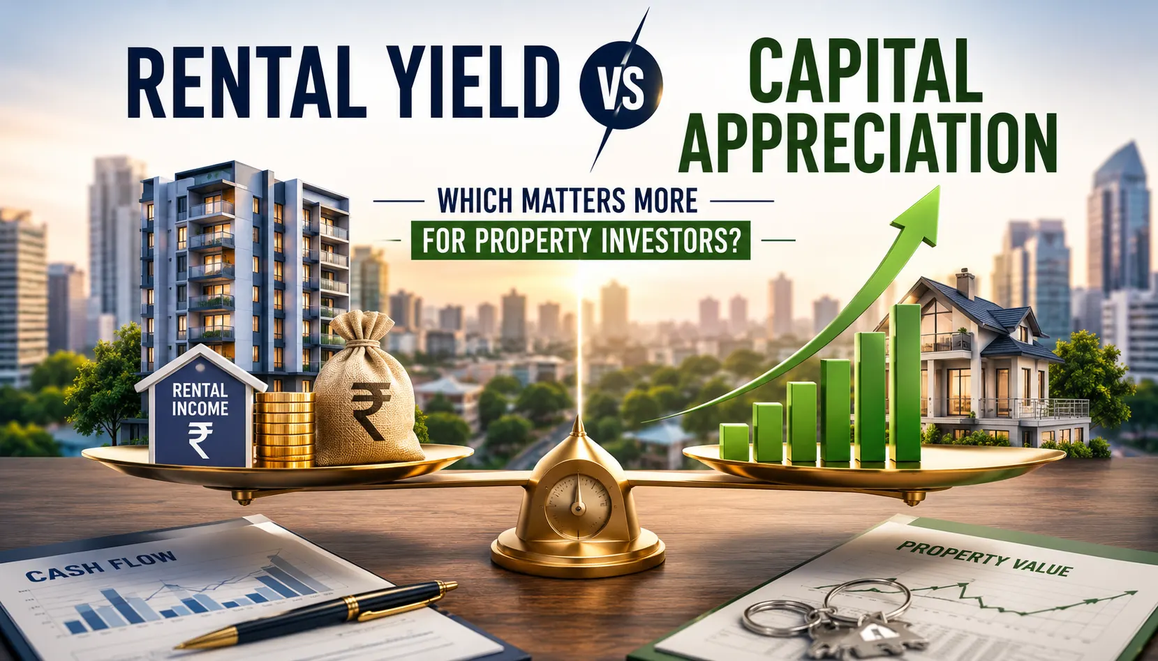 Rental Yield vs Capital Appreciation Which Matters More for Property Investors